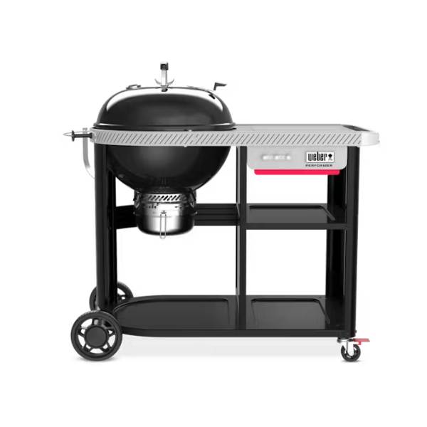 תמונה של גריל פחמים 57 ס״מ עם עגלת עבודה – וובר Weber Performer Premium - מרכז החימום