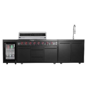 מטבח חוץ 6 מבערים שחור - Z Grills Premium - תצוגה