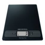 תמונה של משקל מטבח דיגיטלי שחור ארקוסטיל - ARCOSTEEL - מרכז החימום