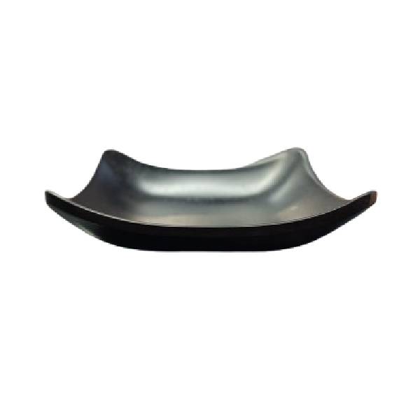 תמונה של קערית מרובעת מלמין שחור ארקוסטיל - Arcosteel - מרכז החימום