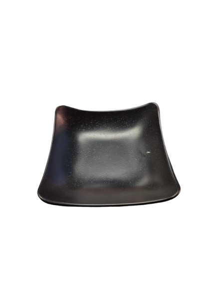 תמונה של קערית מרובעת מלמין שחור ארקוסטיל - Arcosteel - מרכז החימום