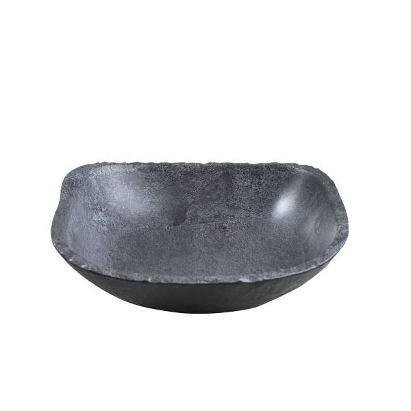 תמונה של כלי הגשה 26X26 ס"מ מלמין מרובע אפור ארקוסטיל - ARCOSTEEL - מרכז החימום