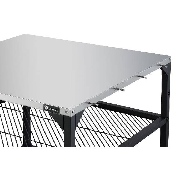 תמונה של שולחן 85X85 ויקינג משטח נירוסטה ס"מ - VIKING - מרכז החימום
