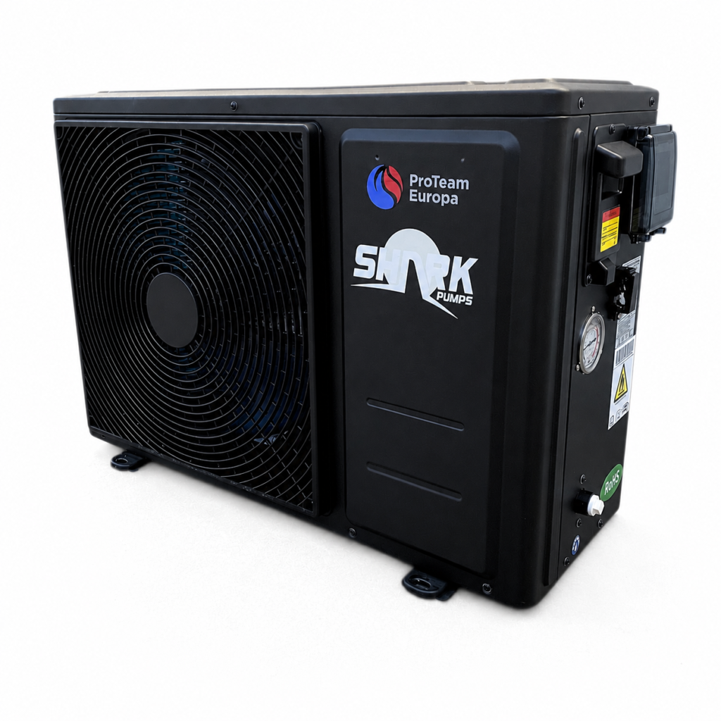 תמונה של משאבת חום לבריכה SHARK E90 חד פאזית - מרכז החימום