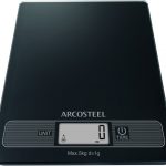 תמונה של משקל מטבח דיגיטלי שחור ארקוסטיל - ARCOSTEEL - מרכז החימום