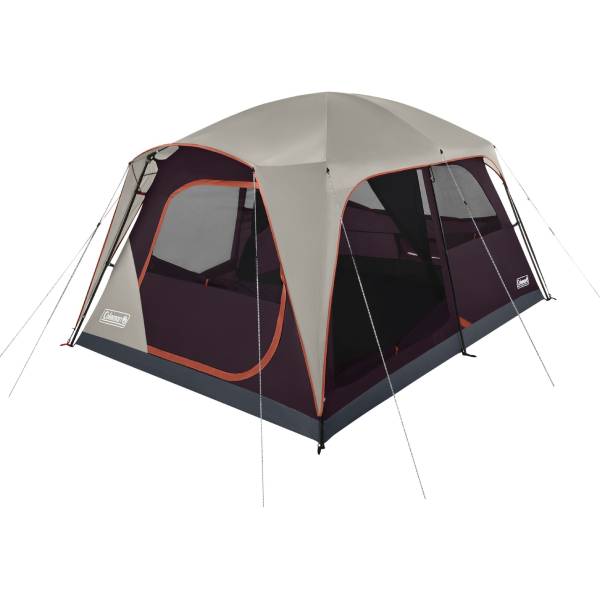 תמונה של אוהל 8 אנשים בין רגע - דגם סקאי לודג' בלקברי - קולמן COLEMAN - מרכז החימום