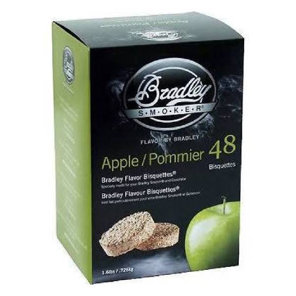 תמונה של 48 טבליות עץ תפוח - בראדלי BRADLEY - מרכז החימום